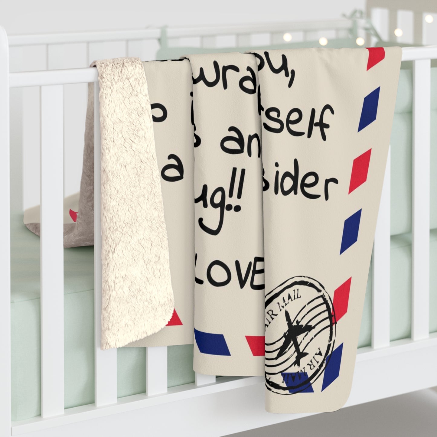 Mum Sherpa Fleece Blanket