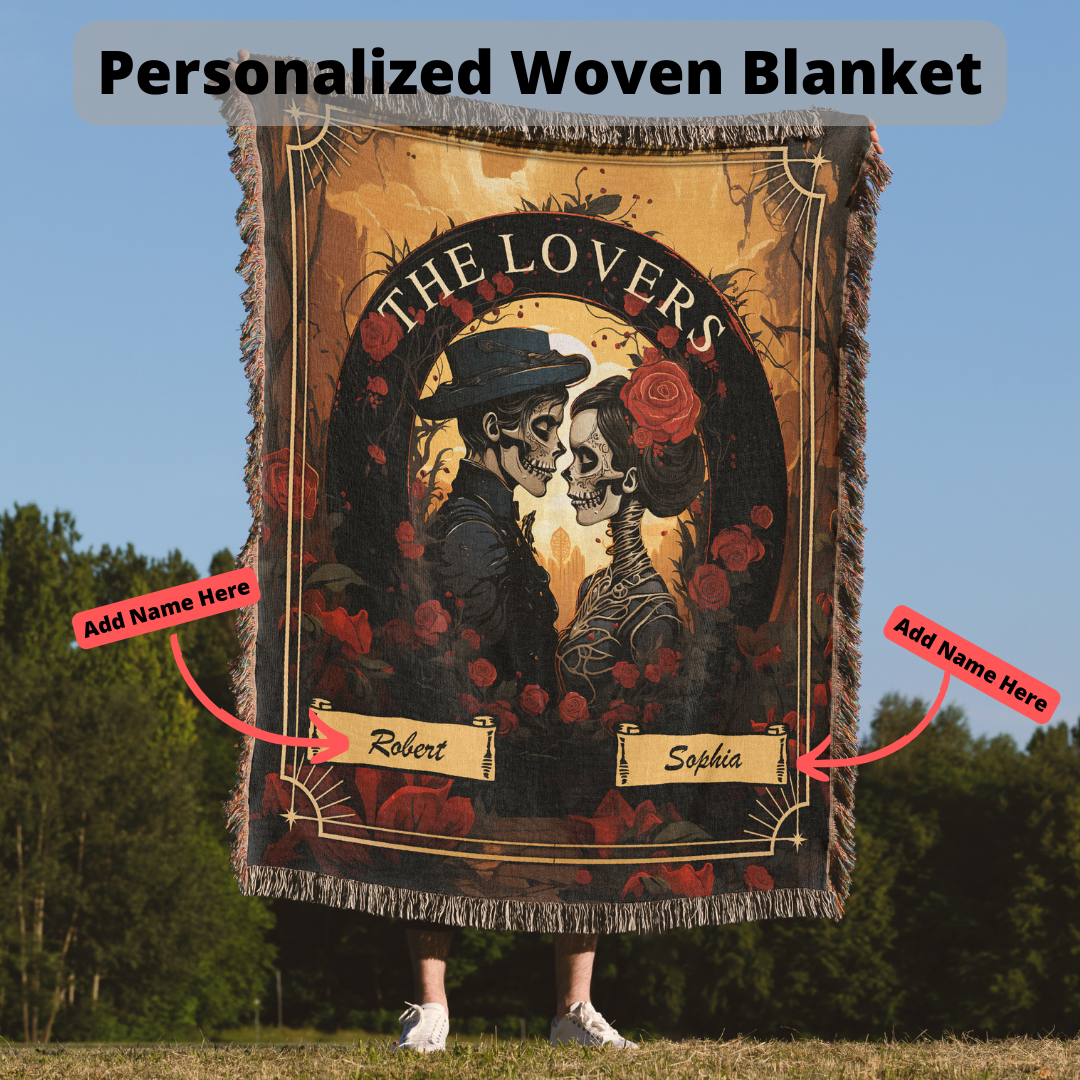 The Lovers - Personalized Heirloom Woven Blanket