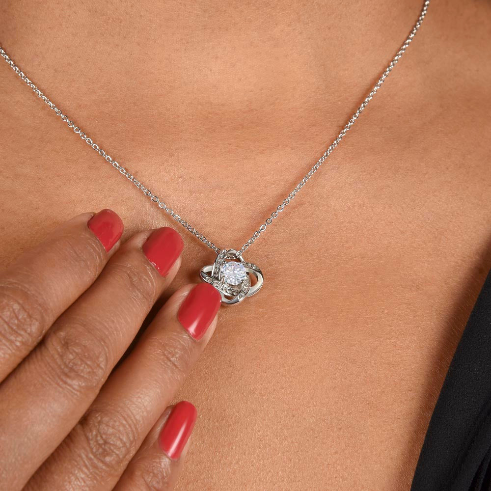To My Granddaughter | Personalized Love Knot Necklace | Always in Mine