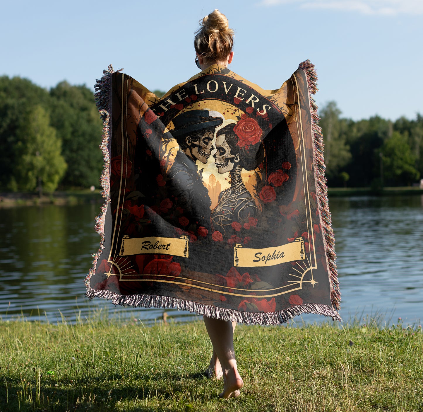 The Lovers - Personalized Heirloom Woven Blanket