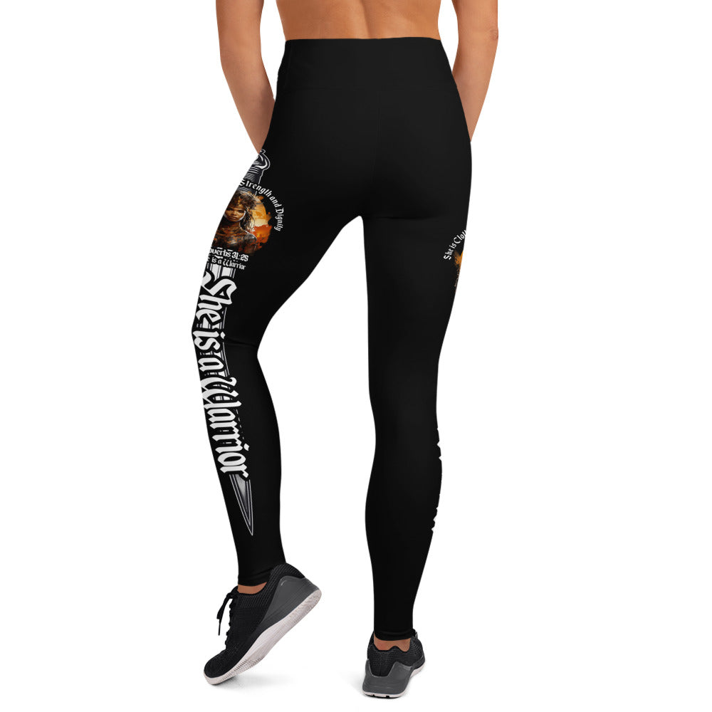 She is a Warrior | Yoga Leggings