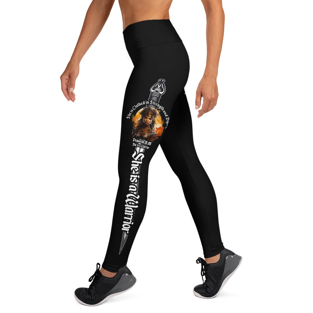 She is a Warrior | Yoga Leggings