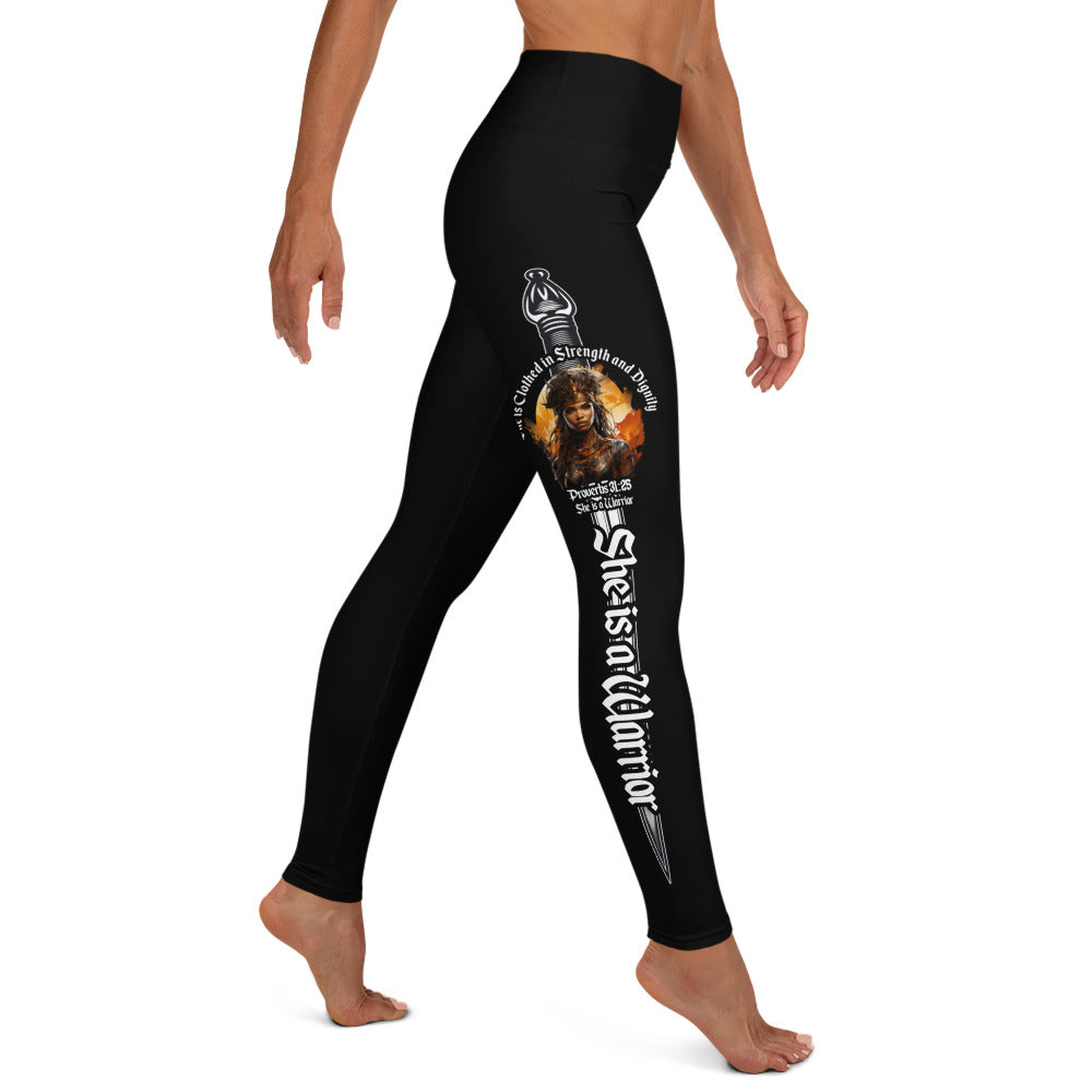 She is a Warrior | Yoga Leggings