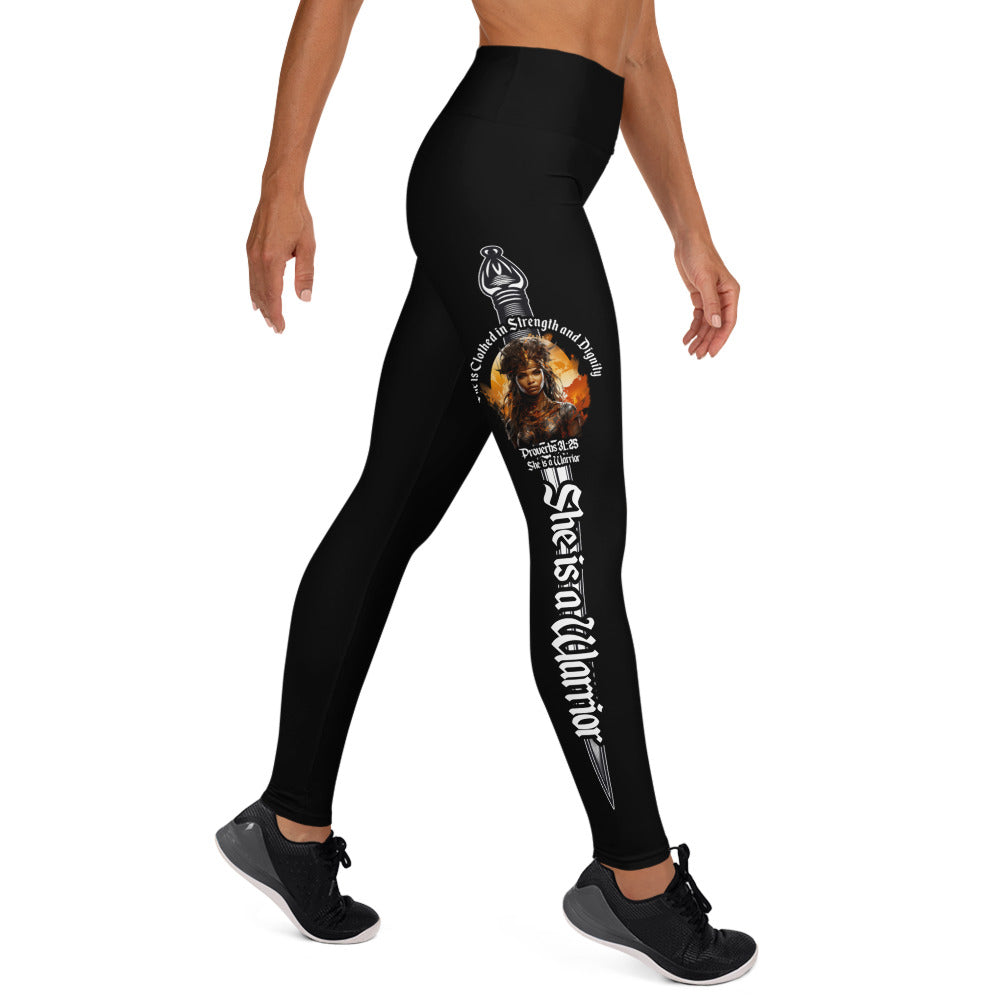 She is a Warrior | Yoga Leggings