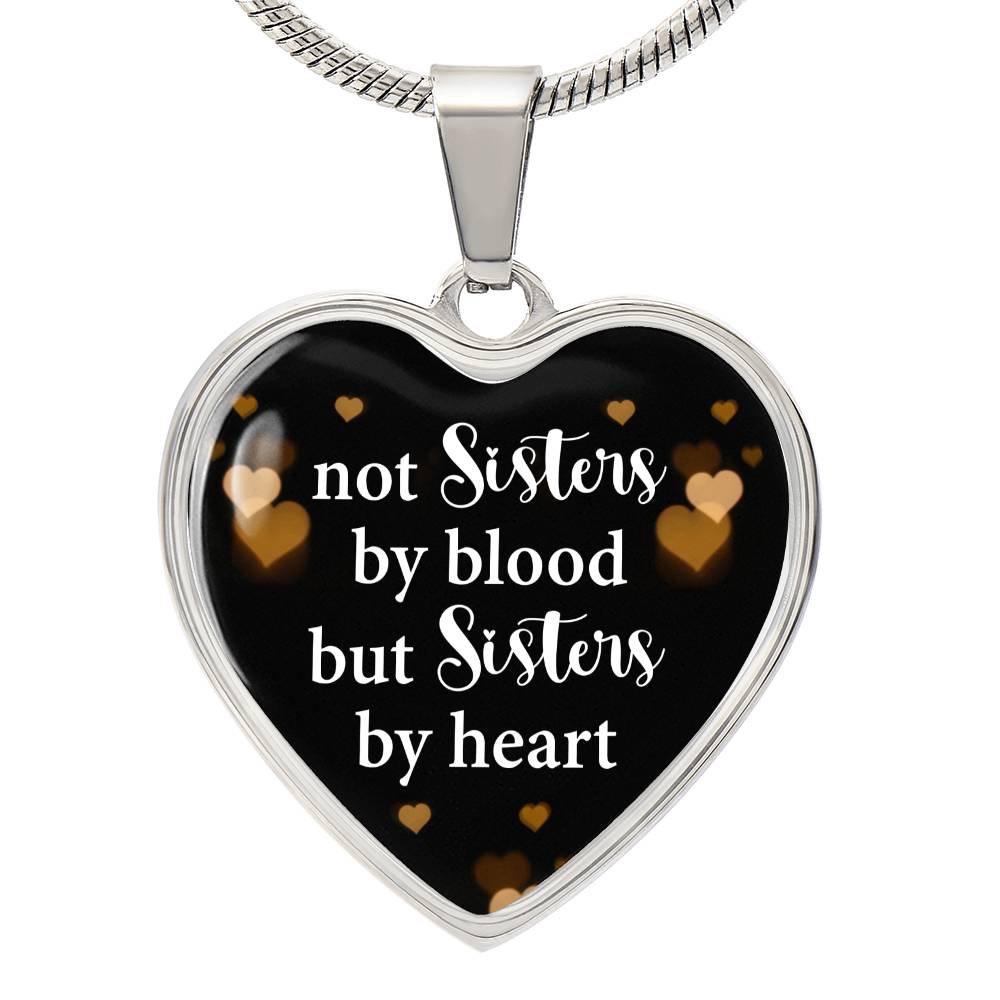 Sisters by Heart | Graphic Heart Pendant