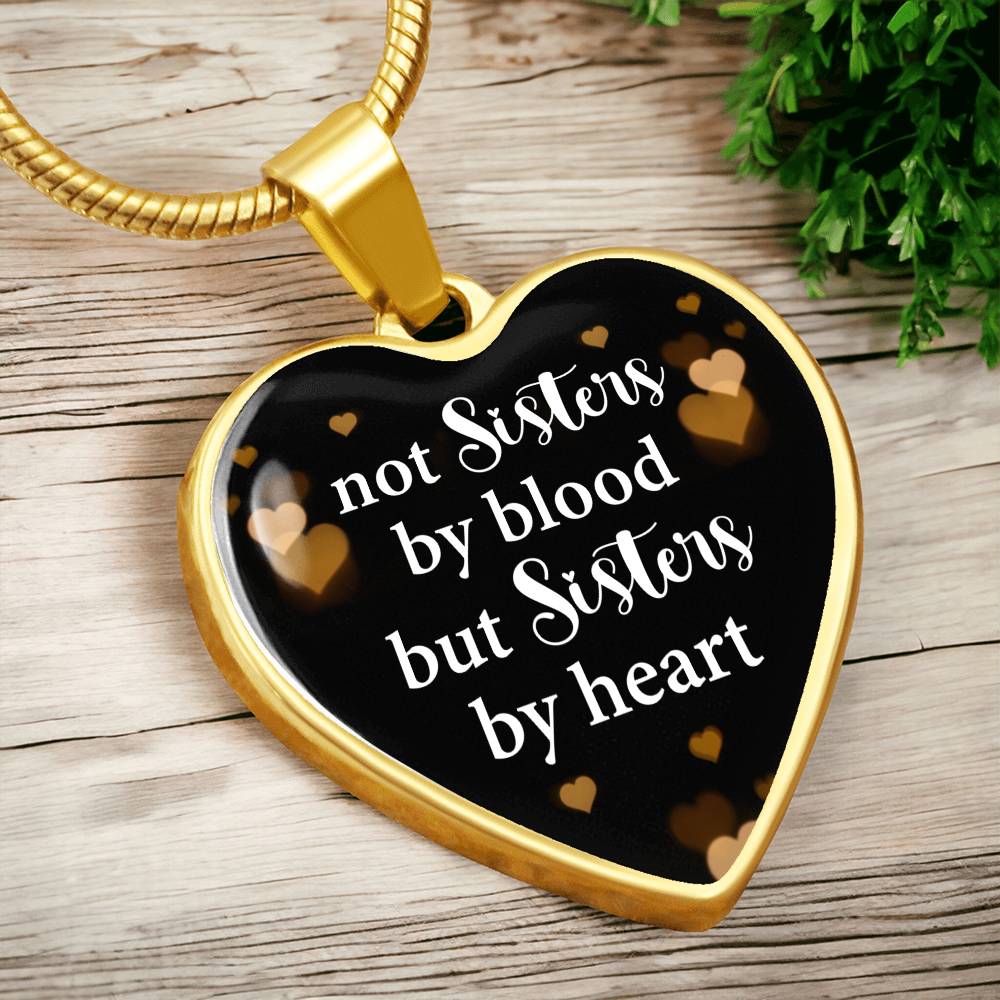 Sisters by Heart | Graphic Heart Pendant