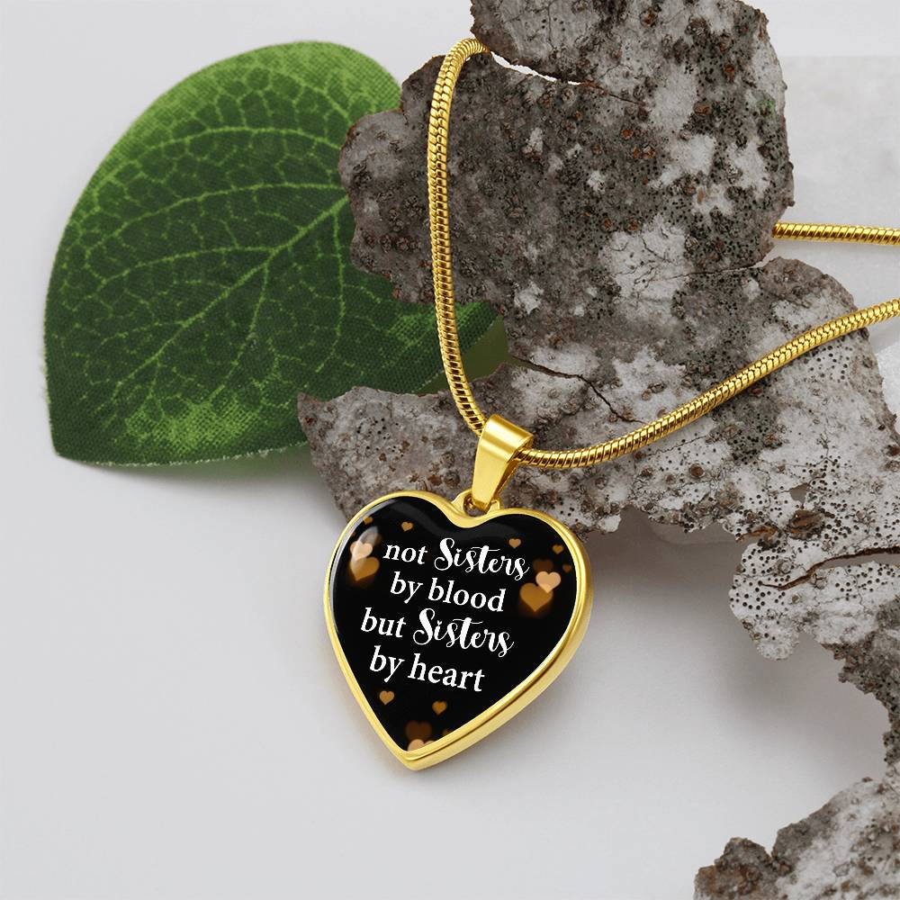 Sisters by Heart | Graphic Heart Pendant