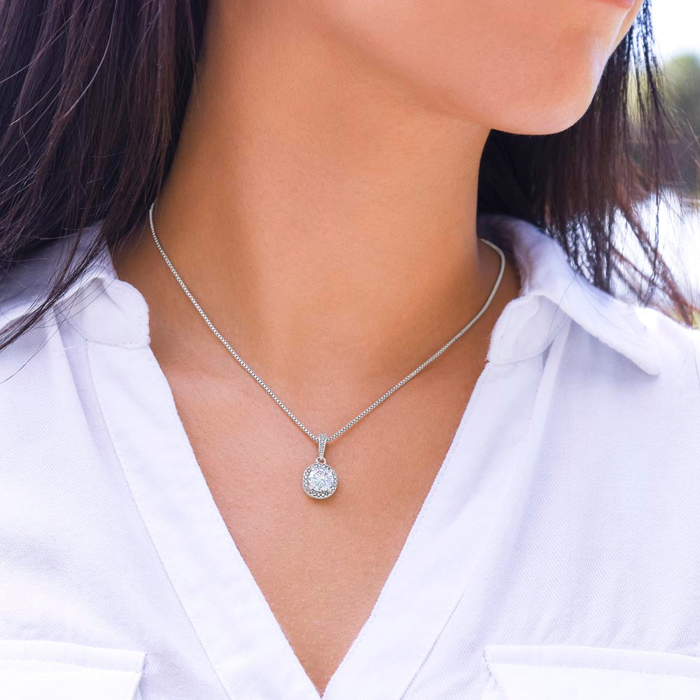 To My Daughter | Proud Father Gift | Eternal Hope Necklace