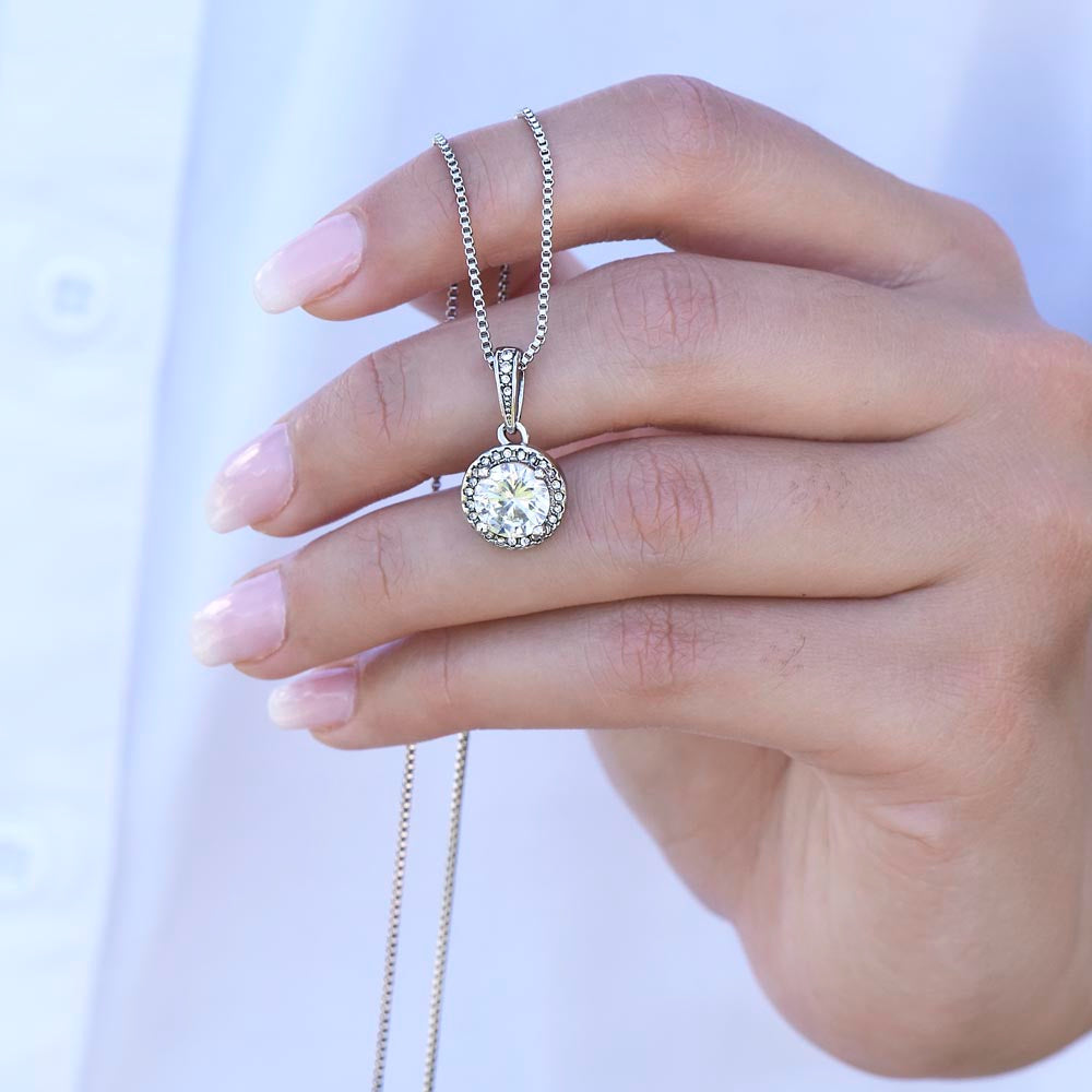 To My Daughter | Proud Father Gift | Eternal Hope Necklace