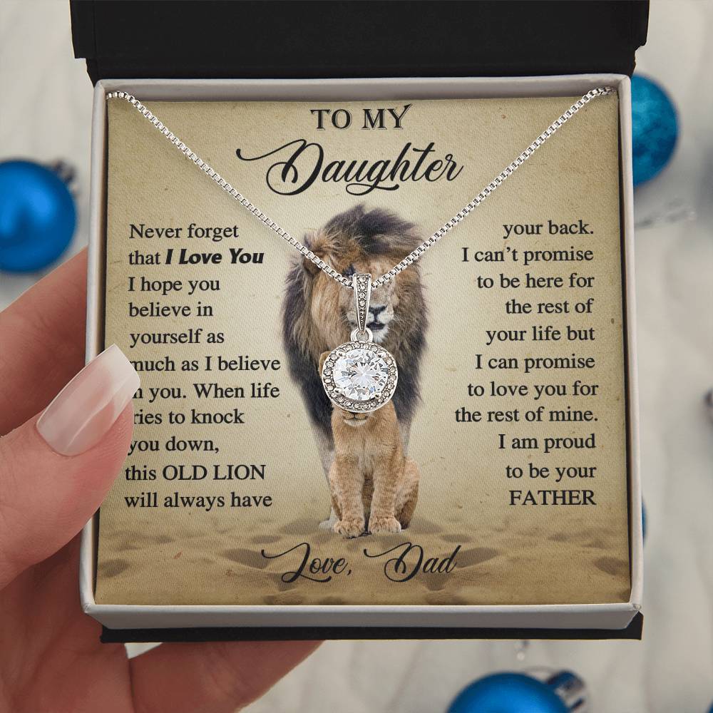 To My Daughter | Proud Father Gift | Eternal Hope Necklace