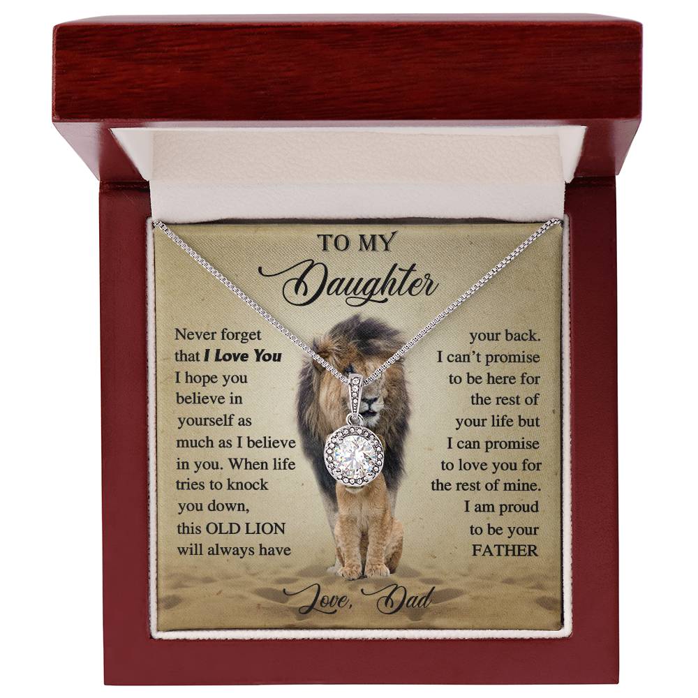 To My Daughter | Proud Father Gift | Eternal Hope Necklace