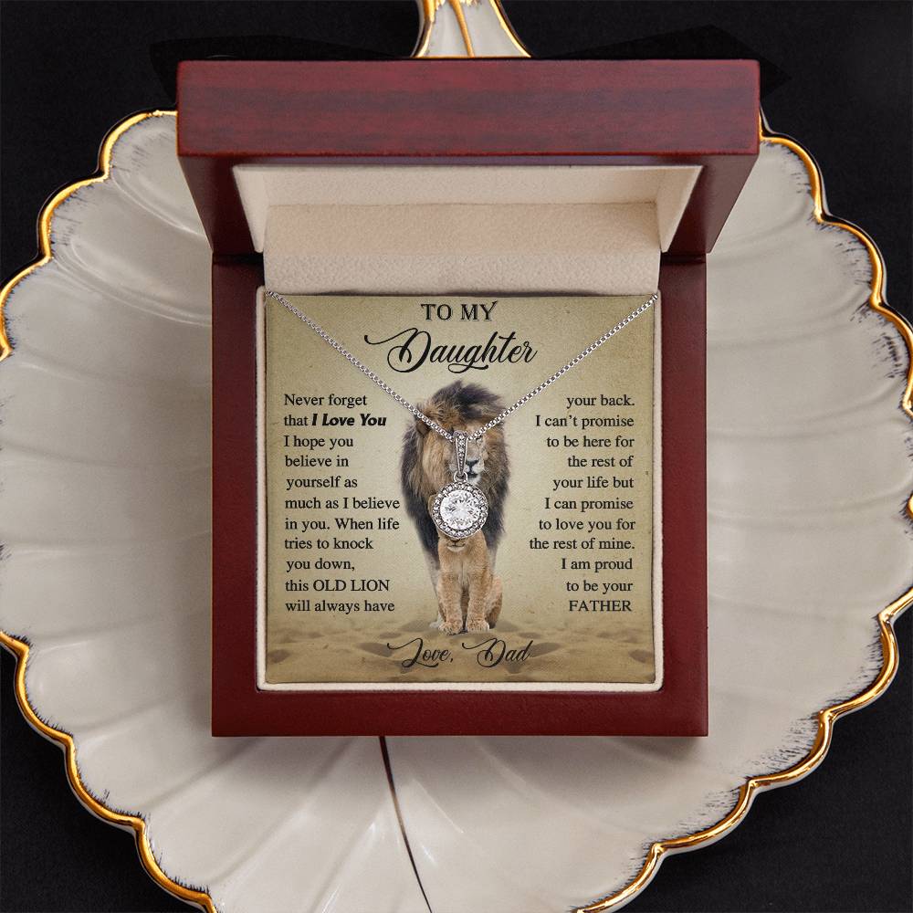 To My Daughter | Proud Father Gift | Eternal Hope Necklace