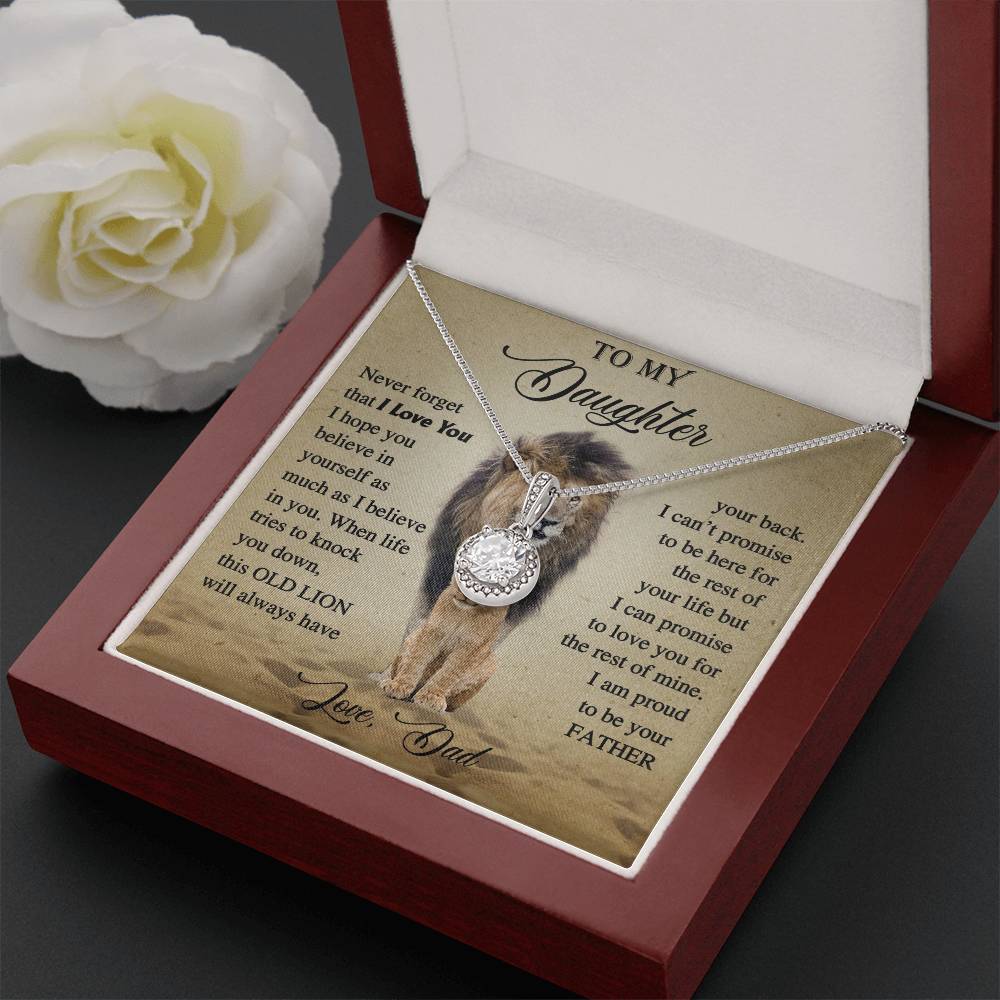 To My Daughter | Proud Father Gift | Eternal Hope Necklace