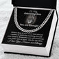 To My Amazing Son | You Are Enough | Cuban Chain