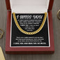 I Miss You | Single Flower | Cuban Link Chain Gift