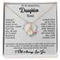 My Beautiful Daughter | Personalised Love & Light Alluring Beauty Necklace Gift