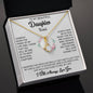 My Beautiful Daughter | Personalised Love & Light Alluring Beauty Necklace Gift
