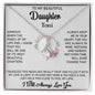 My Beautiful Daughter | Personalised Love & Light Alluring Beauty Necklace Gift