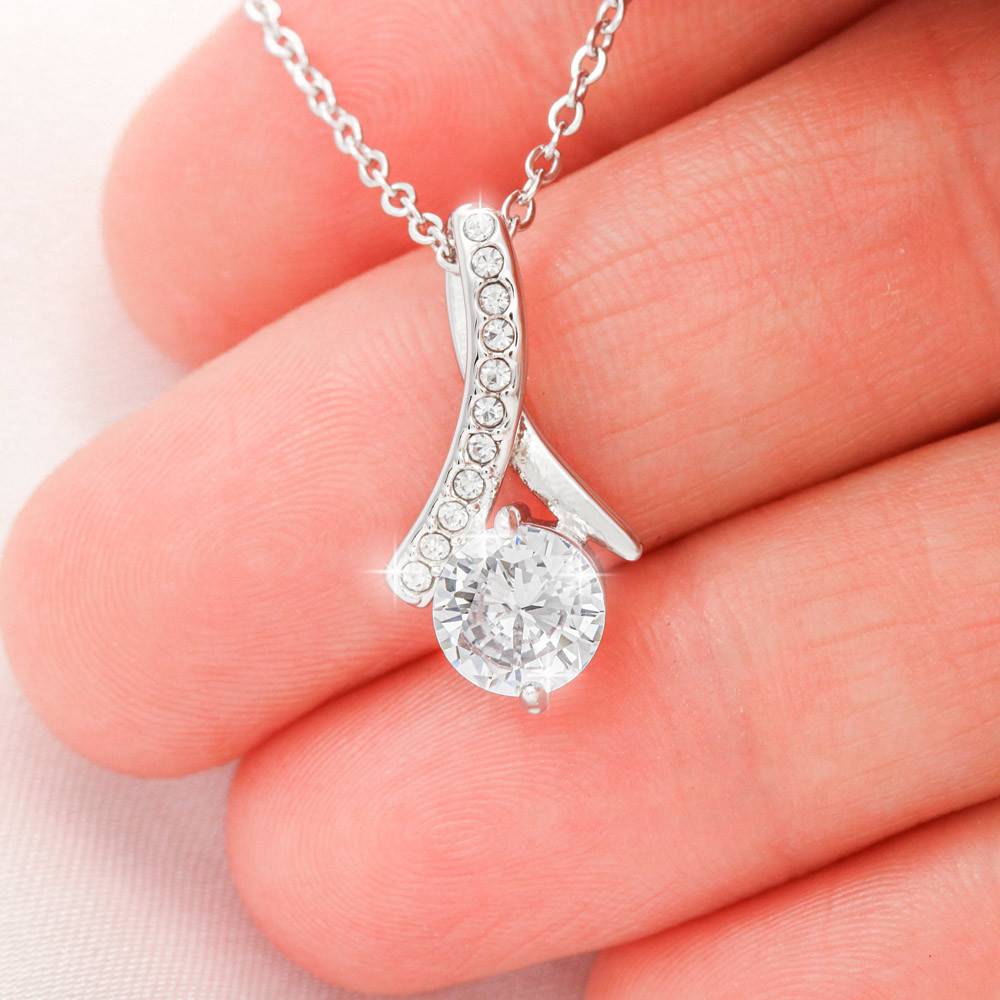 To My Daughter | Personalized Gift | You are enough | Alluring Beauty necklace