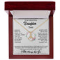 My Beautiful Daughter | Personalised Love & Light Alluring Beauty Necklace Gift