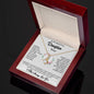 My Beautiful Daughter | Personalised Love & Light Alluring Beauty Necklace Gift