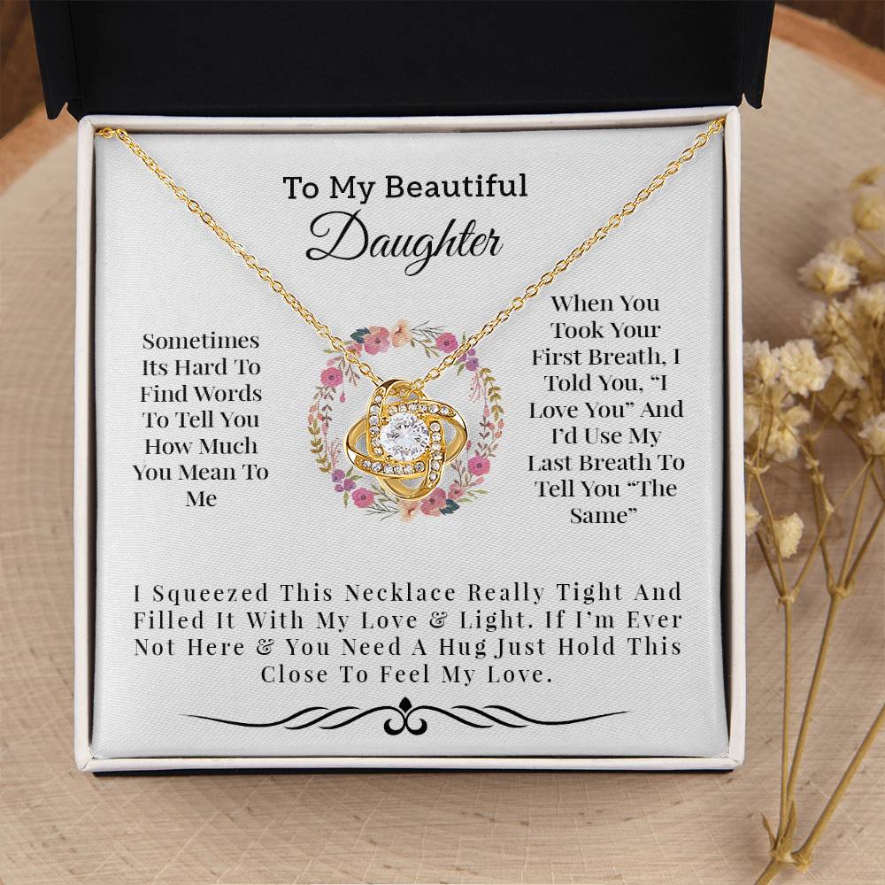 My Beautiful Daughter | Love & Light - Love Knot Necklace | HJ