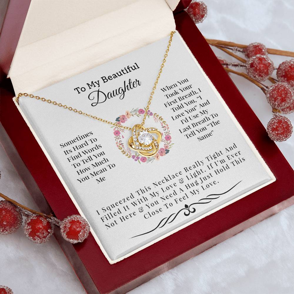 My Beautiful Daughter | Love & Light - Love Knot Necklace | HJ