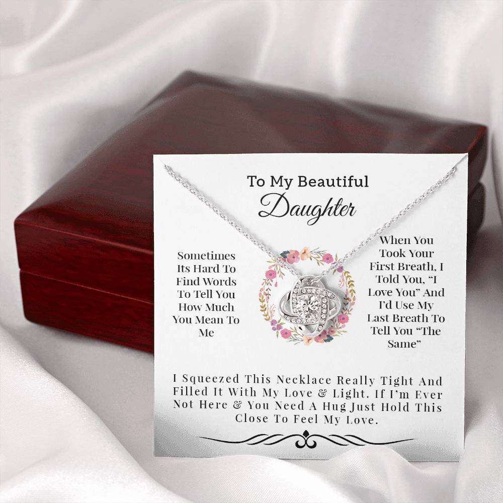 My Beautiful Daughter | Love & Light - Love Knot Necklace | HJ