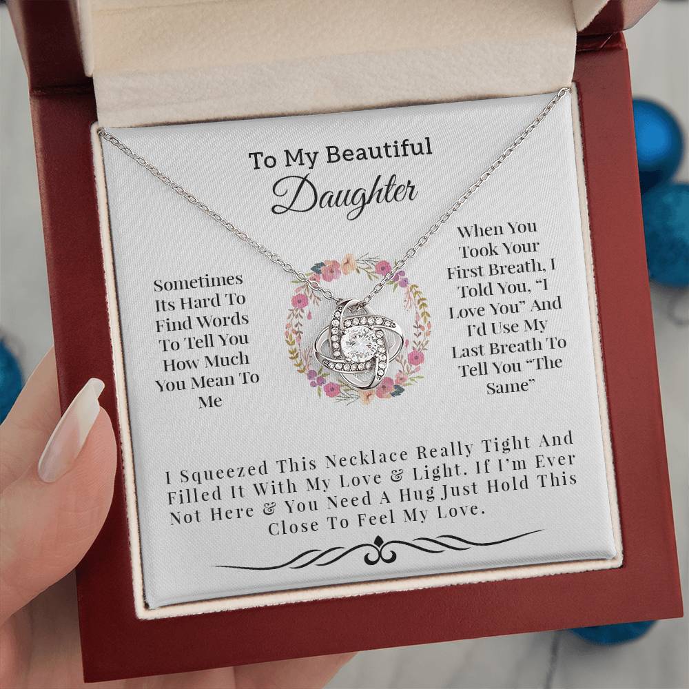 My Beautiful Daughter | Love & Light - Love Knot Necklace | HJ