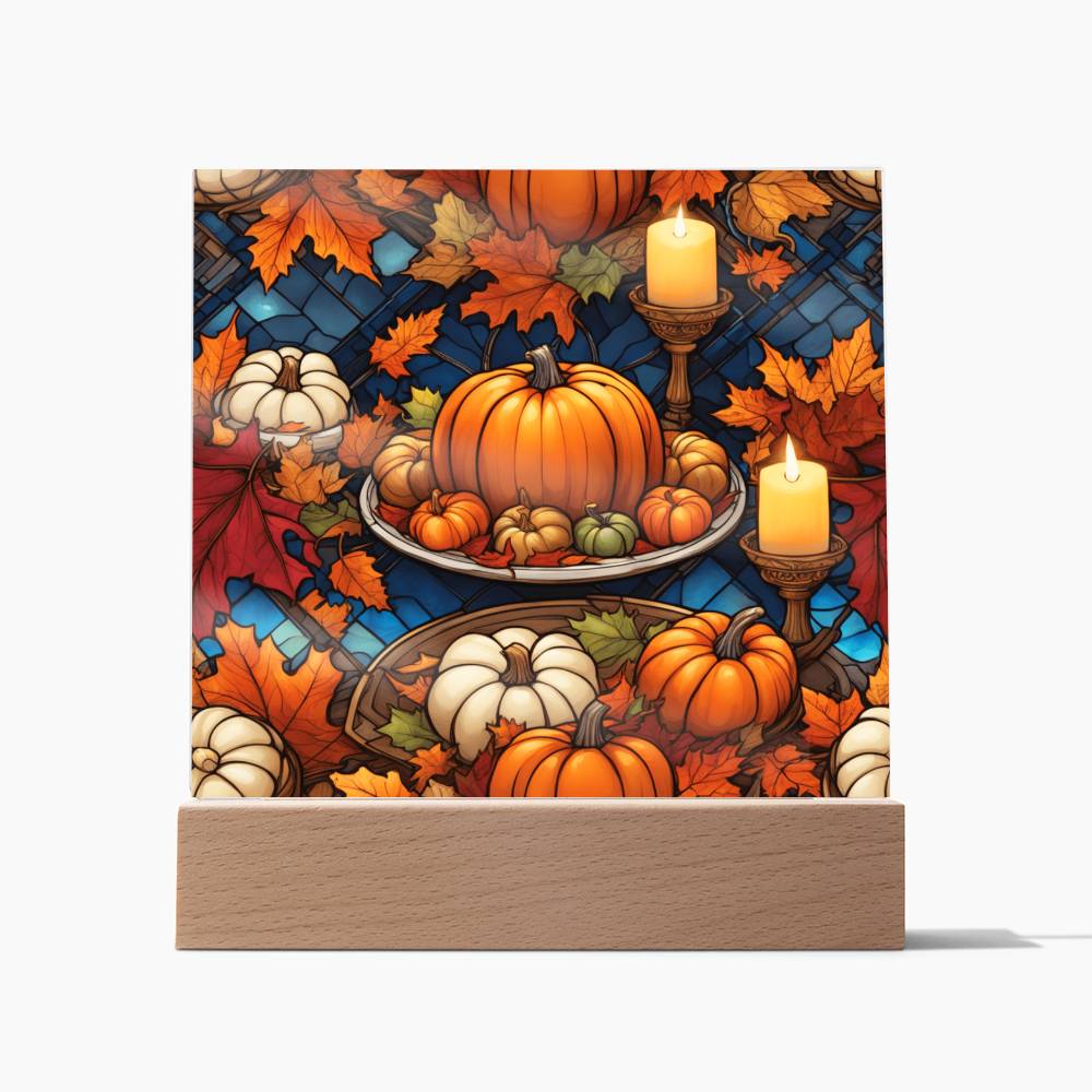Warm Thanksgiving-Night Light Square Acrylic