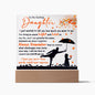 To My Darling Daughter | Every Moment | Night Light Square Acrylic