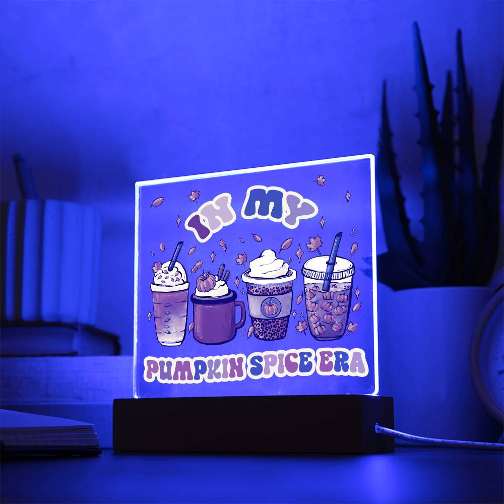 Pumpkin Spice Era | Night Light Square Acrylic
