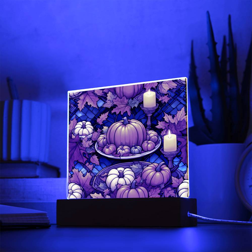 Warm Thanksgiving-Night Light Square Acrylic