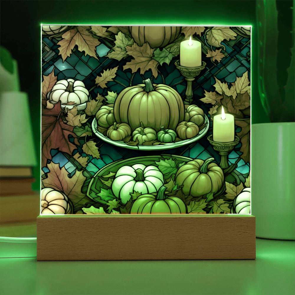 Warm Thanksgiving-Night Light Square Acrylic