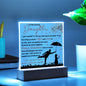 To My Darling Daughter | Every Moment | Night Light Square Acrylic