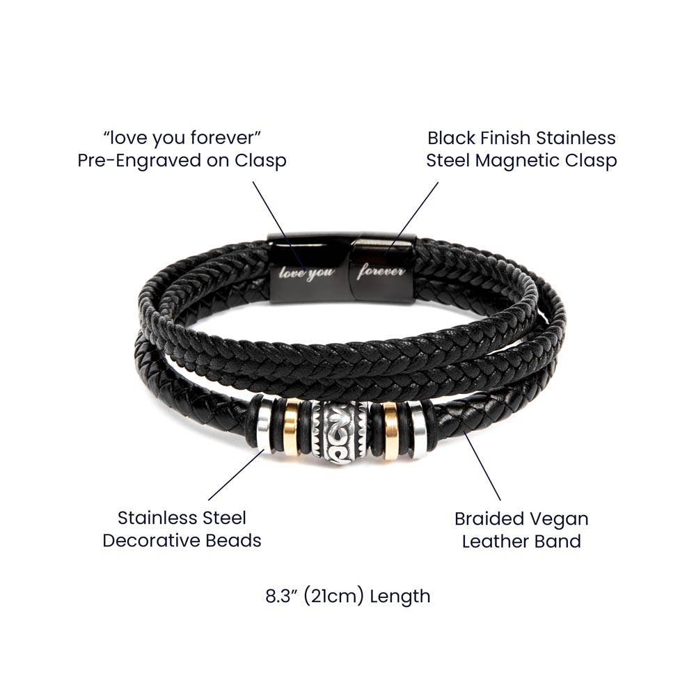 To My Son | Aim For The Skies | "Love You Forever" Bracelet