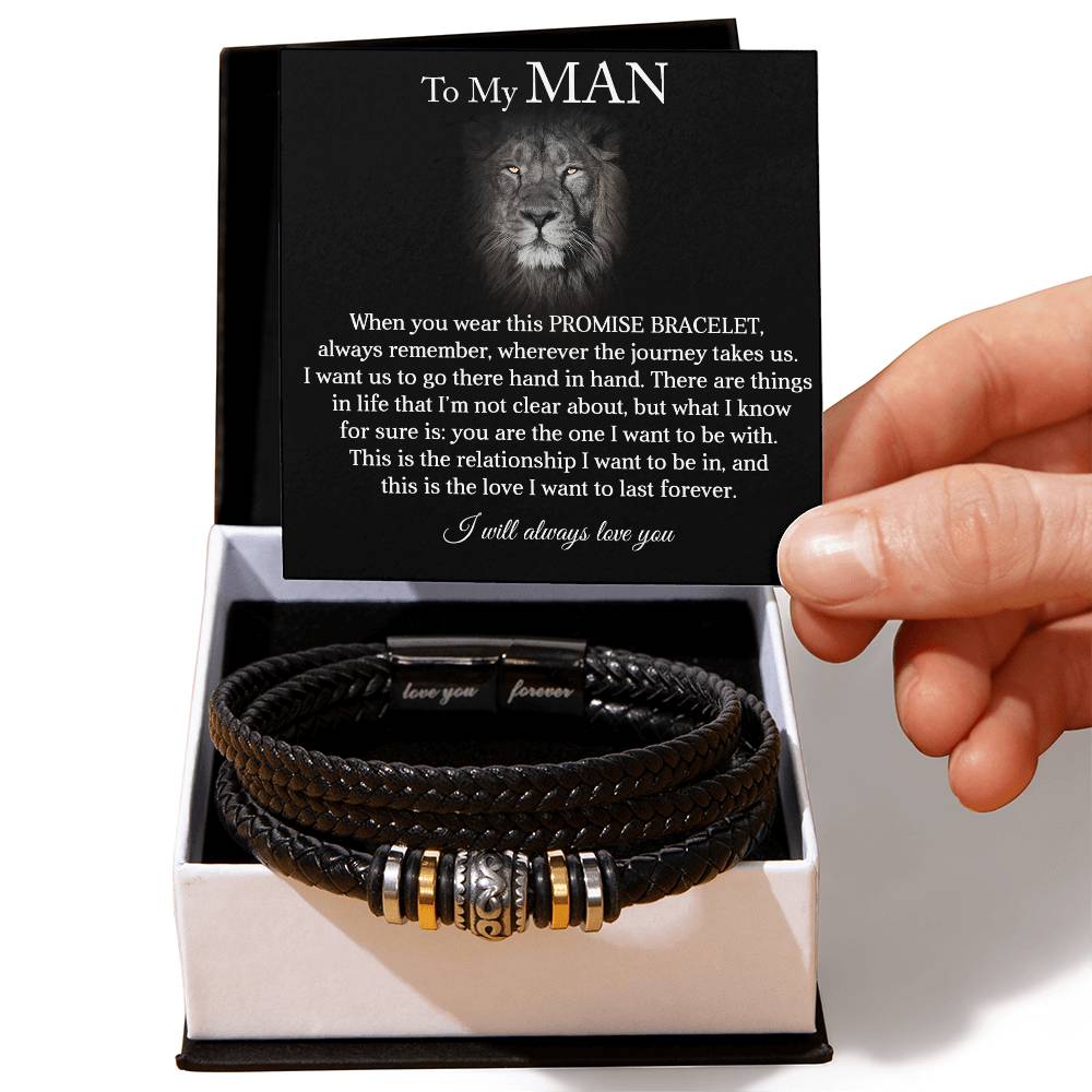 To My Man | Hand in Hand | Promise Bracelet