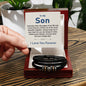 To My Son | In Your Heart | Love You Forever Bracelet