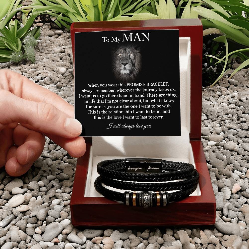To My Man | Hand in Hand | Promise Bracelet