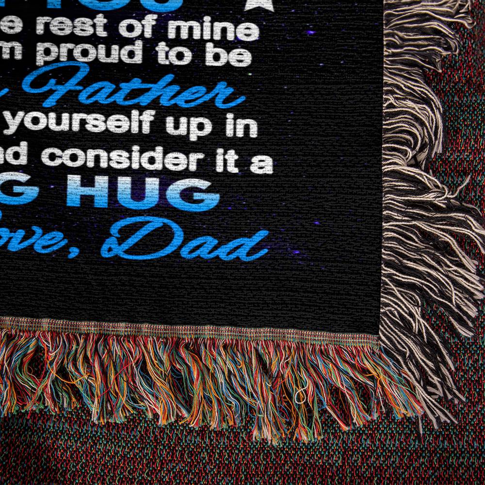 To My Son - Heirloom Woven Blanket- Believe in Yourself