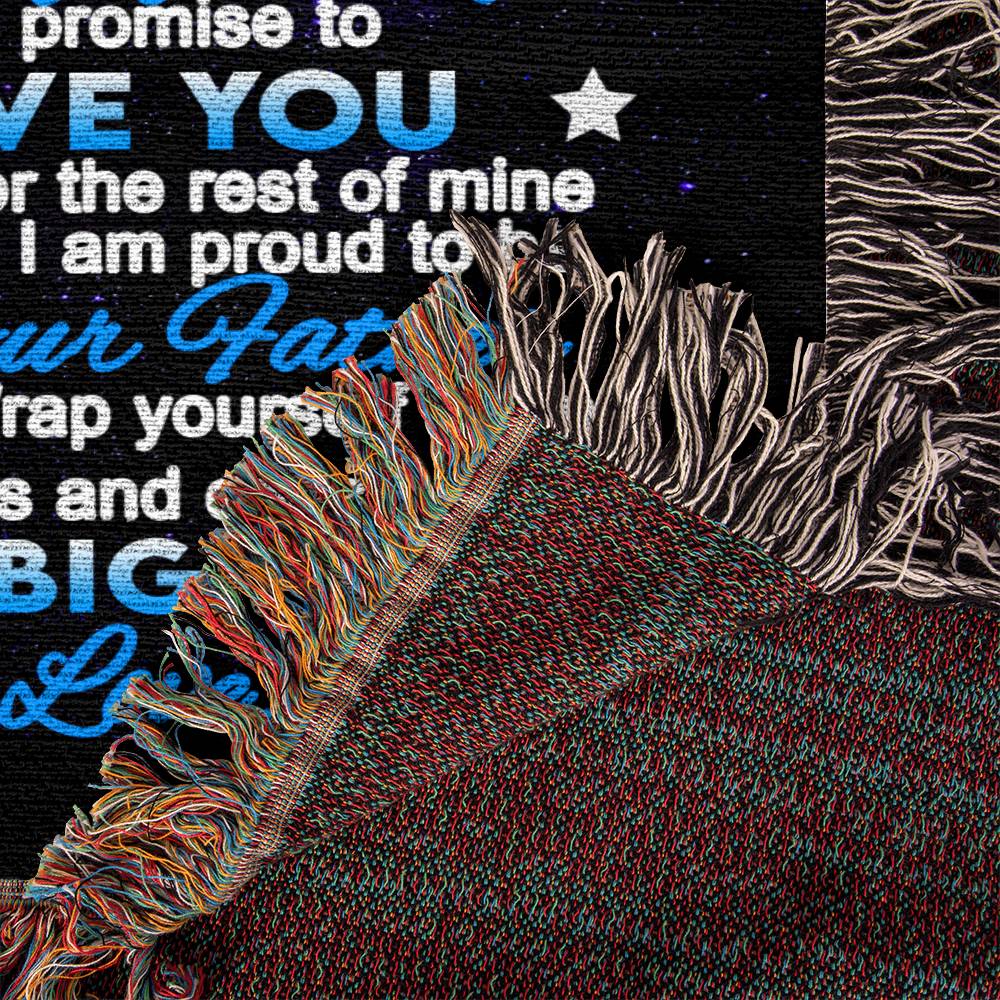 To My Son - Heirloom Woven Blanket- Believe in Yourself