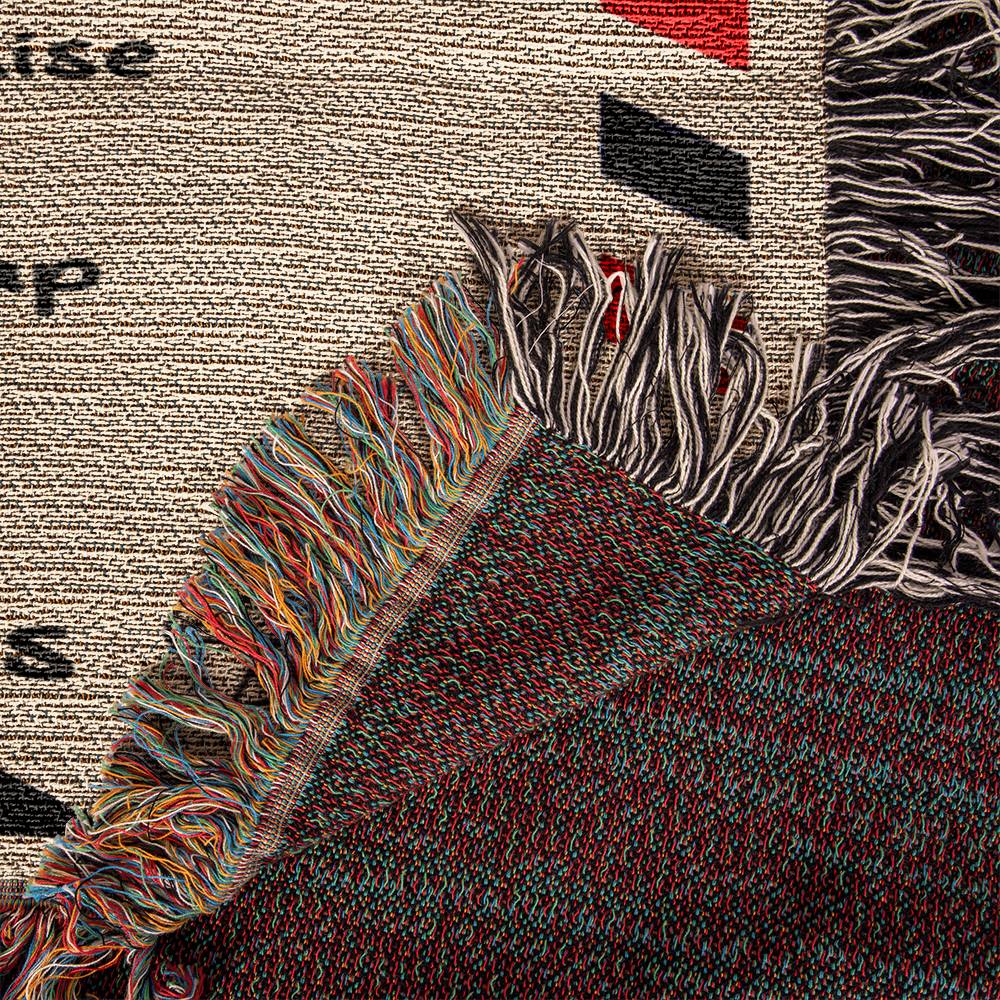 To My Soulmate - Personalised Letter Woven Blanket - Big Hug