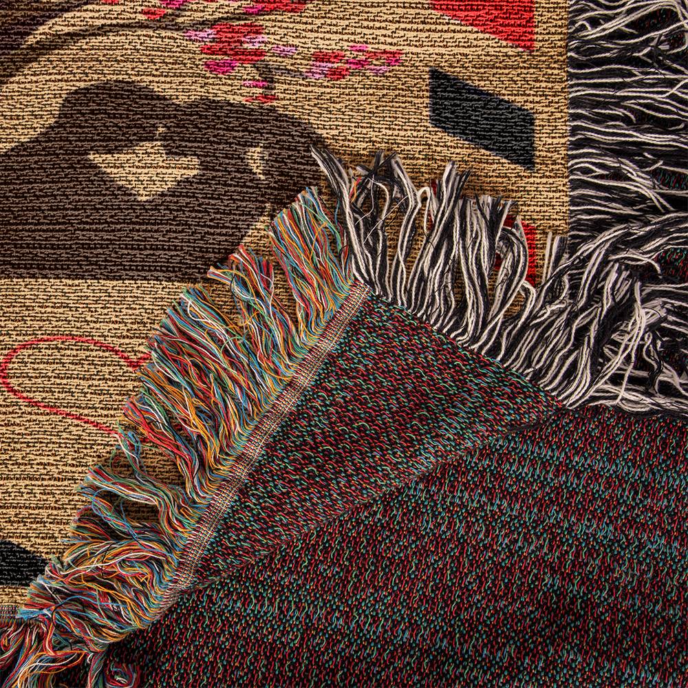 To My Wife - Big Hug - Heirloom Woven Blanket
