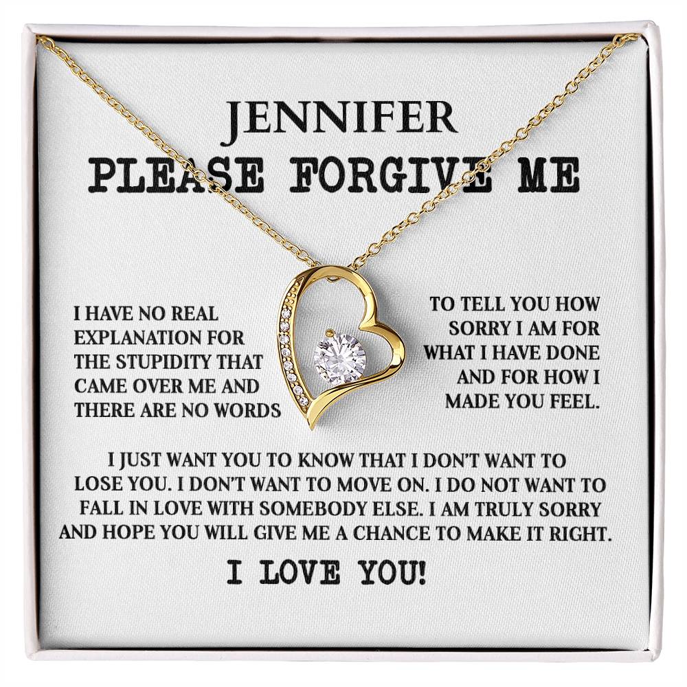 Soulmate, Please Forgive Me | Forever Love Necklace