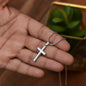 To My Grandson | Beautiful Chapters | Personalized Stainless Cross Necklace