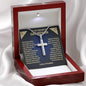 To My Grandson | Beautiful Chapters | Personalized Stainless Cross Necklace