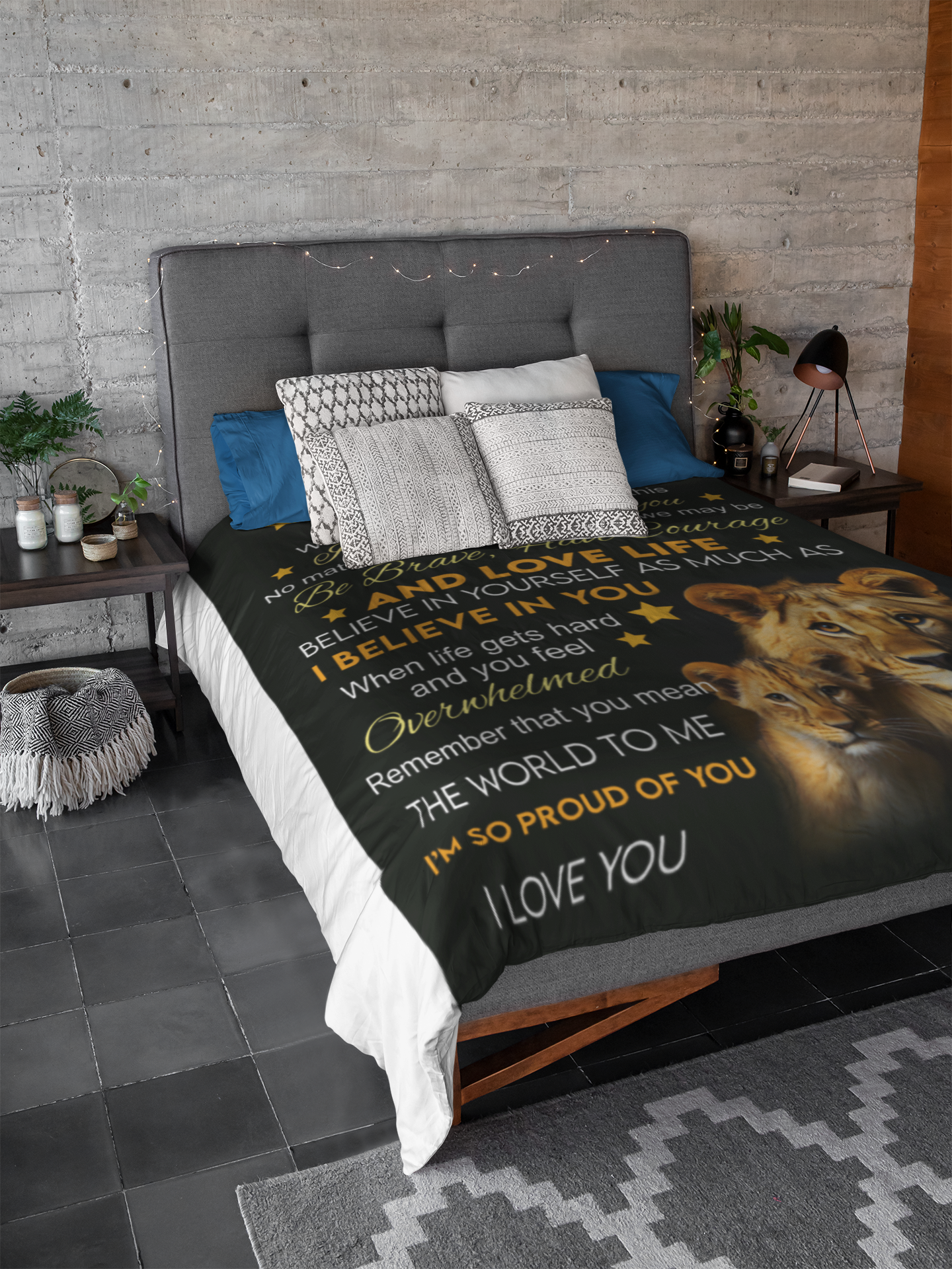 To My Son | Love Life | Personalized Throw Blanket 50*60