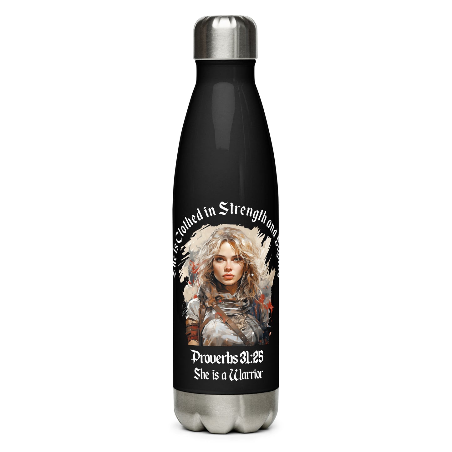 She is a Warrior | Stainless Steel Water Bottle