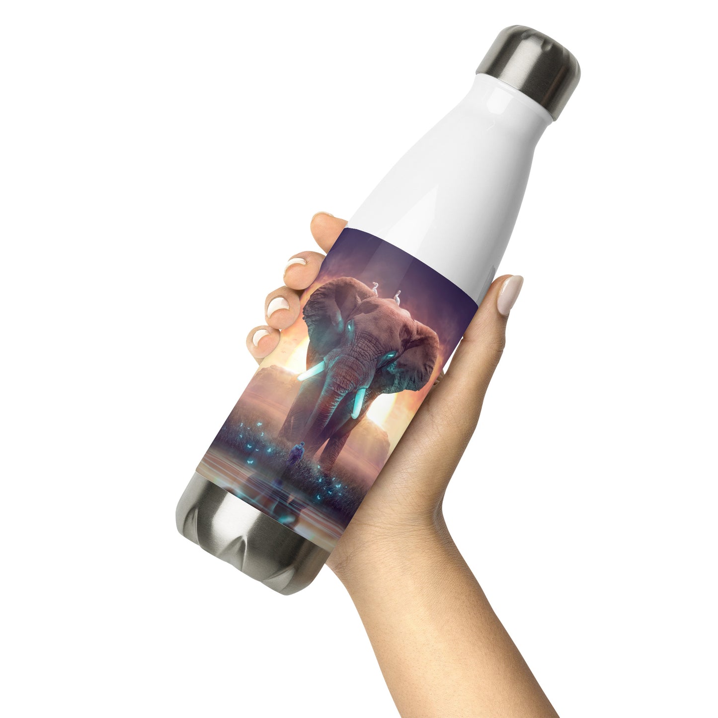 Majestic Elephant | Stainless Steel Water Bottle