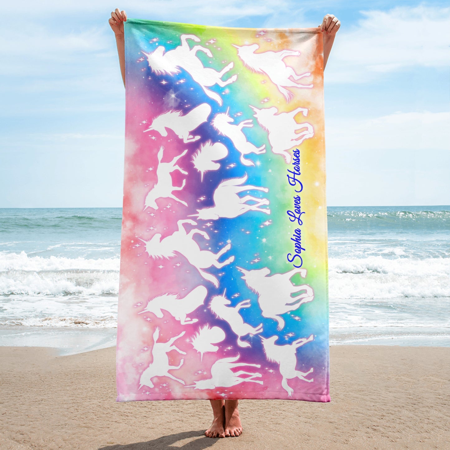 Personalized Beach Towel | Horse Towel
